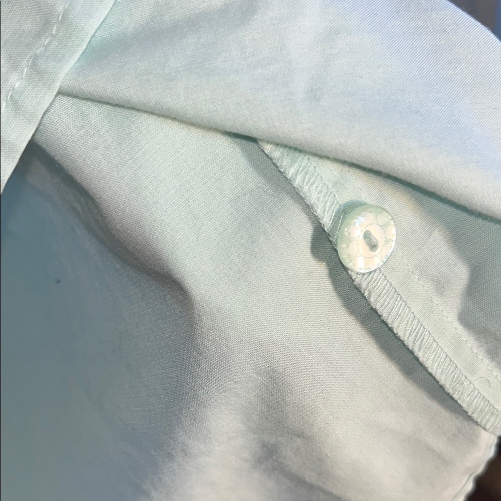 TravelSmith‎ Aqua Women's Button Down Shirt XL - Picture 7 of 8